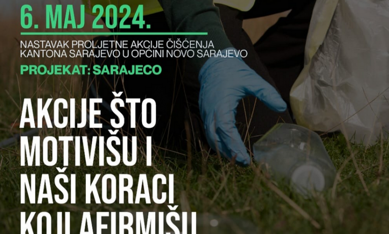 Proljetna akcija čišćenja počela u Novom Sarajevu