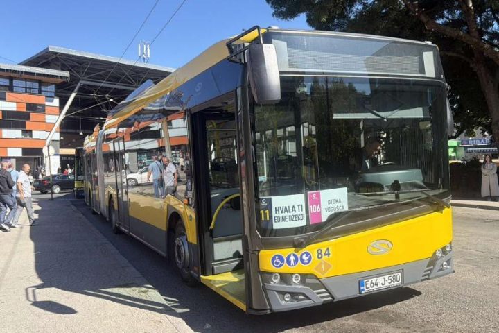 Trolejbus sa objave o obnovljenoj liniji Otoka – Vogošća
